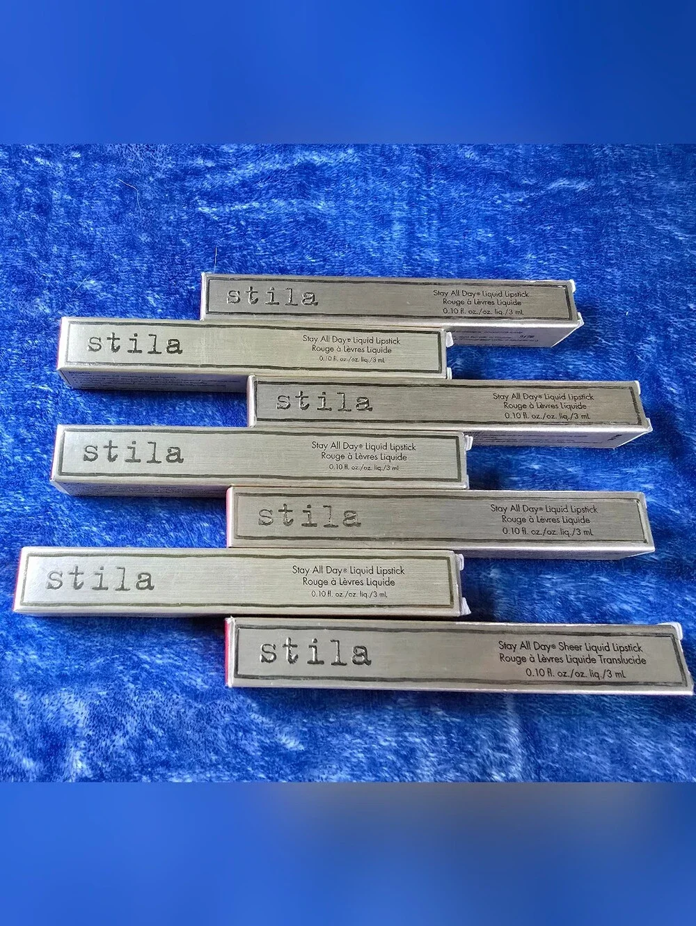 Stila Stay All Day Liquid Lipstick 7-Piece Bundle NIB
